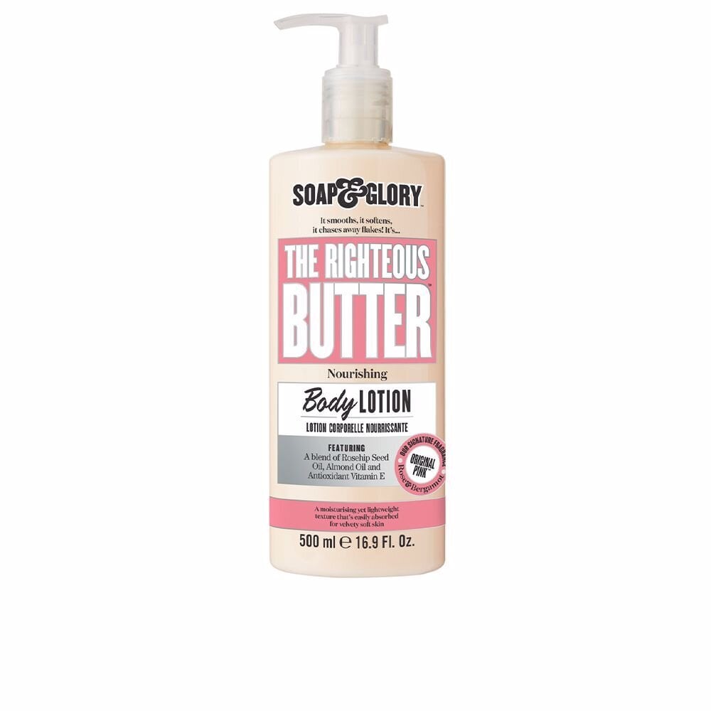 Drėkinamasis kūno losjonas Soap & Glory The Righteous Butter moterims, 500 ml kaina ir informacija | Kūno kremai, losjonai | pigu.lt