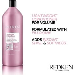 Apimties suteikiantis plaukų kondicionierius Redken Volume Injection 1000 ml kaina ir informacija | Balzamai, kondicionieriai | pigu.lt