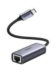 UGREEN CM483 USB-C to RJ45 network adapter (grey) цена и информация | Адаптеры, USB-разветвители | pigu.lt