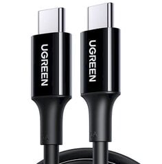 Кабель USB-C UGREEN US300 на USB-C, 100Вт, 5А, 2 м (черный) цена и информация | Кабели для телефонов | pigu.lt