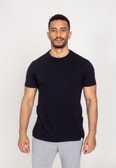 Marškinėliai vyrams SMP24015, juodi kaina ir informacija | Vyriški marškinėliai | pigu.lt