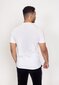 Marškinėliai vyrams SMP24020, balti kaina ir informacija | Vyriški marškinėliai | pigu.lt