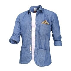 Мужская рубашка Optimist, голубой, S310229860 цена и информация | Мужские рубашки | pigu.lt