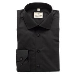 Vyriški marškiniai 19K034, juodi kaina ir informacija | Vyriški marškiniai | pigu.lt