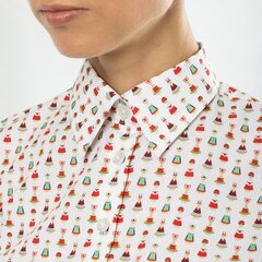 Женская блузка 19K042, белая / Фигурки Extra Slim, S420151400 цена и информация | Женские блузки, рубашки | pigu.lt