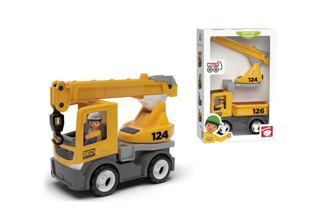 Sunkvežimis ir kranas MultiGo Build Set 2 iš 1 serijos цена и информация | Žaislai berniukams | pigu.lt
