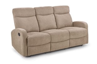 Sofa-reglaineris Halmar Oslo 3S, smėlio spalvos kaina ir informacija | Sofos | pigu.lt