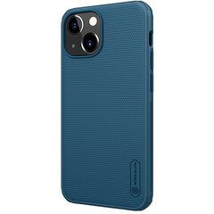 Nillkin Super Frosted Shield Pro Case durable, skirtas iPhone 13 mini, mėlynas kaina ir informacija | Telefono dėklai | pigu.lt