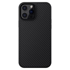 Telefono dėklas Nillkin Synthetic Fiber Carbon, skirtas iPhone 13 Pro Max kaina ir informacija | Telefono dėklai | pigu.lt