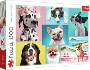 Головоломка "Милые собачки" Trefl, 1500 деталей цена и информация | Пазлы | pigu.lt