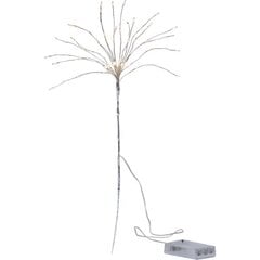 LED cветовой декор фейерверк серебристый AA Firework, 0,6Вт 25x42 см цена и информация | Праздничные декорации | pigu.lt