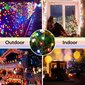 Kalėdinė girlianda su saulės baterija 200 LED, 22 m, balta kaina ir informacija | Girliandos | pigu.lt