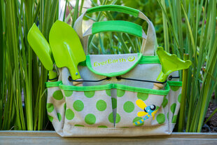 Vaikiškas sodininkystės krepšys su įrankiais EverEarth цена и информация | Игрушки для песка, воды, пляжа | pigu.lt
