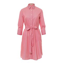 Женское платье 21K004, розовое / белое, S420155350 цена и информация | Платья | pigu.lt