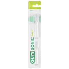 GUM® SONIC Daily kaina ir informacija | Elektrinių dantų šepetėlių antgaliai | pigu.lt
