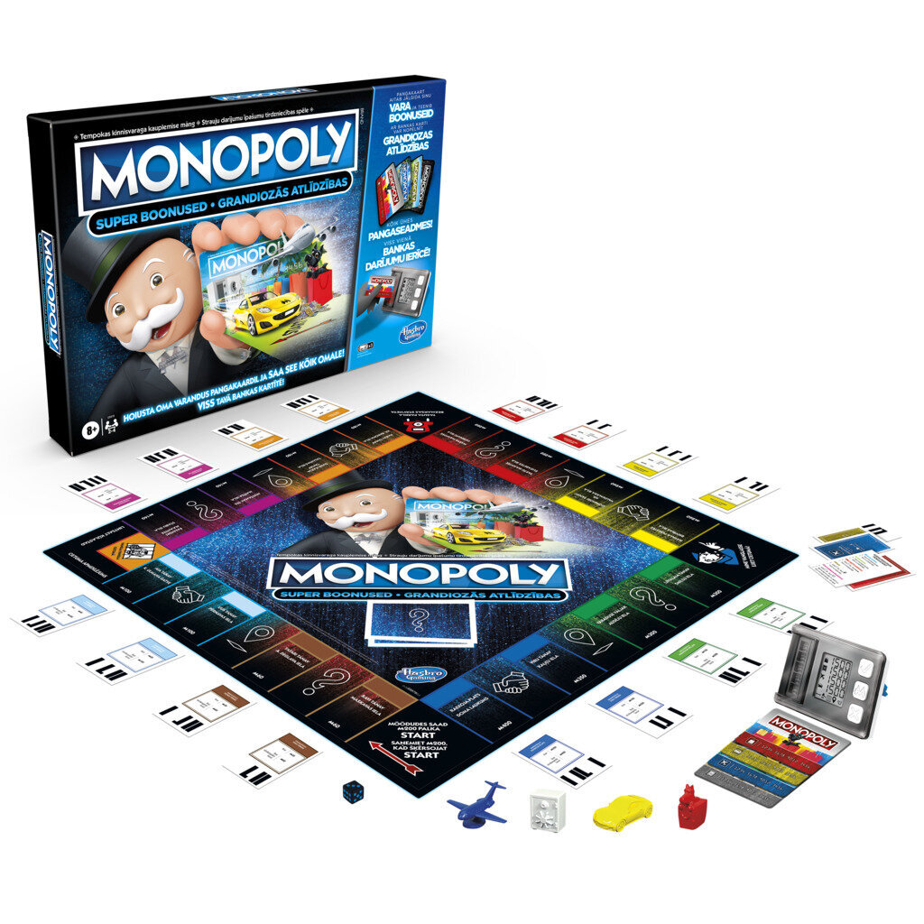 Stalo žaidimas Monopolis su elektronine bankininkyste Monopoly Ultimate  Rewards, EE/LV kaina | pigu.lt