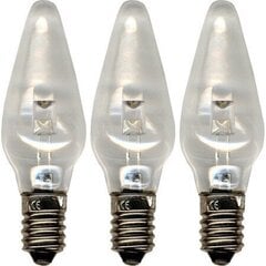 Atsarginės lemputės LED, 10-55V, E10, 3vnt. kaina ir informacija | Girliandos | pigu.lt