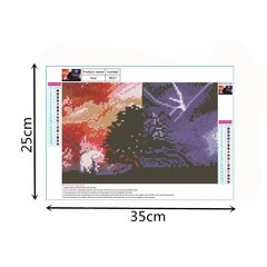 Алмазная картина-мозаика 5D набор (клеика страз) 25x35 см DK45504 цена и информация | Алмазная мозаика | pigu.lt