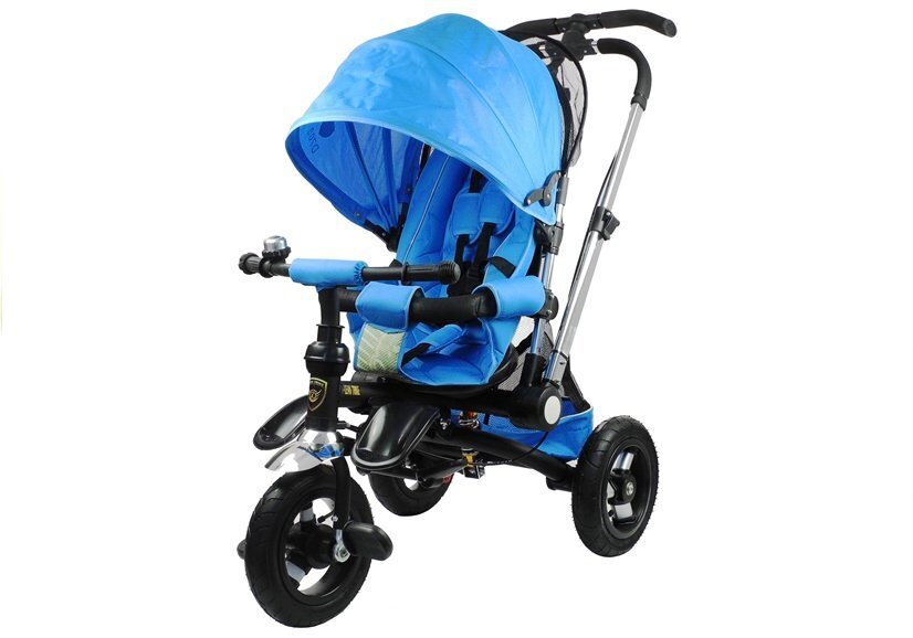 Vaikiškas triratukas su stogeliu PRO700 mėlynas kaina ir informacija | Triratukai | pigu.lt