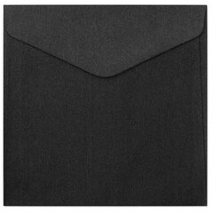 Конверты 160x160 мм Pearl, 150 г, 10 шт., черные цена и информация | Конверты, открытки | pigu.lt