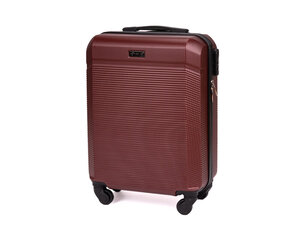 Маленький чемодан Solier Luggage STL945 ABS, коричневый цена и информация | Чемоданы, дорожные сумки  | pigu.lt