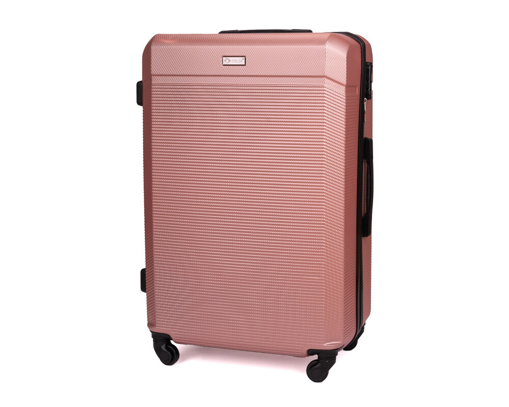Vidutinis lagaminas Solier STL945, M, rožinis kaina ir informacija | Lagaminai, kelioniniai krepšiai | pigu.lt