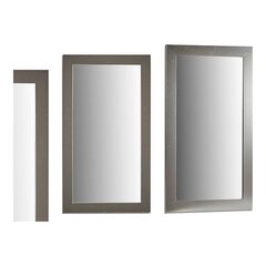 Настенное зеркало 64 x 3 x 84 cm Серебряный DMF цена и информация | Зеркала | pigu.lt