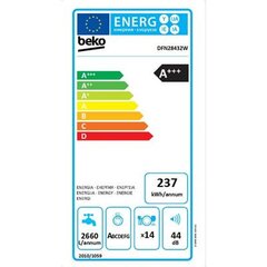 Beko DFN28432W kaina ir informacija | Indaplovės | pigu.lt