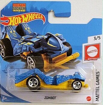 Mašinos modelis 2021 - 046 - GTB51 Hot Wheels Zombot kaina ir informacija | Žaislai berniukams | pigu.lt