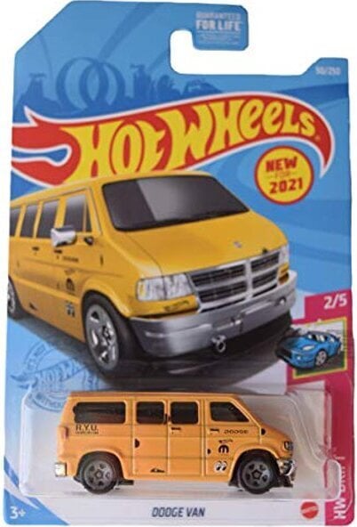 Mašinos modelis 2021 - 050 - GTB84 Hot Wheels Dodge Van kaina ir informacija | Žaislai berniukams | pigu.lt