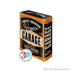 Harley-Davidson Garage metalinė skardinė, 4l kaina ir informacija | Maisto saugojimo  indai | pigu.lt