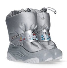 Sniego batai su natūralia vilna vaikams Demar, Snowmen silver, 4010NE kaina ir informacija | Žieminiai batai vaikams | pigu.lt