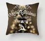 Dekoratyvinis kalėdinis pagalvės užvalkalas, „Merry Christmas“