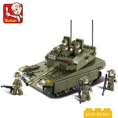 Конструктор Танк Merkava Sluban B0305, 344 д. цена и информация | Конструкторы и кубики | pigu.lt