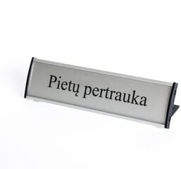 Informacinis ženklas/ Pastatoma lentelė / Su keičiama informacija / Siaura /5BG14.3, 1 vnt kaina ir informacija | Informaciniai ženklai | pigu.lt