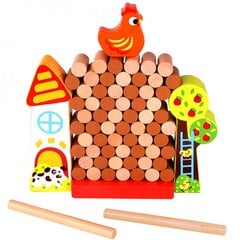 Деревянная игра Jenga - Падающая курица цена и информация | Настольные игры, головоломки | pigu.lt