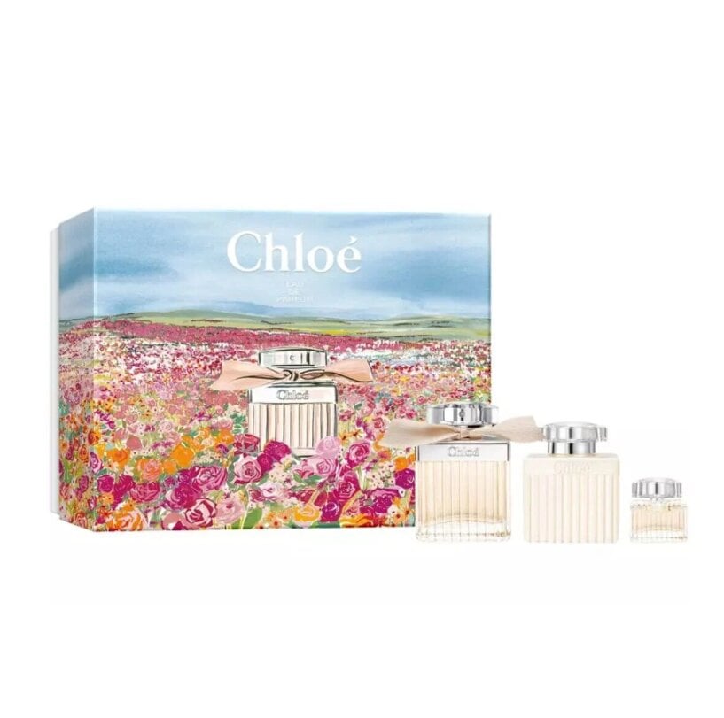 Rinkinys Chloe Chloe: EDP moterims 75 ml + kūno losjonas 100 ml + miniatiūra цена и информация | Kvepalai moterims | pigu.lt