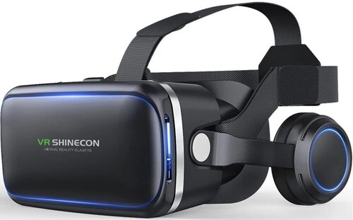 Очки виртуальной реальности Shinecon VR 10 3D (BT) + наушники + пульт цена и информация | Очки виртуальной реальности | pigu.lt