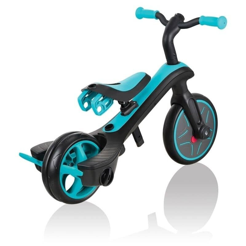 Balansinis dviratis Globber 3in1 Explorer Trike Teal kaina ir informacija | Balansiniai dviratukai | pigu.lt