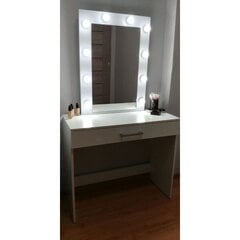 Зеркало для макияжа WHITE III 60x80 цена и информация | Зеркала | pigu.lt