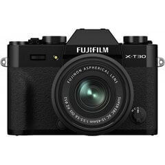 Fujifilm X-T30 II + 15-45mm Kit, черный цена и информация | Цифровые фотоаппараты | pigu.lt