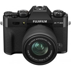 Fujifilm X-T30 II XC15-45 Kit, black цена и информация | Цифровые фотоаппараты | pigu.lt