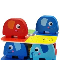 Деревянная игра “Башня слонов”, Tooky Toy цена и информация | Настольные игры, головоломки | pigu.lt