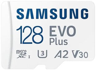 Samsung MB-MC128KA/EU, microSD, 128GB цена и информация | Карты памяти для телефонов | pigu.lt