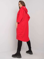 красная длинная толстовка akinnyi цена и информация | Женские кофты | pigu.lt