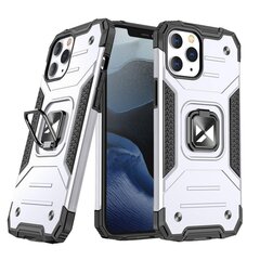 Wozinsky Ring Armor Hybrid Case skirtas iPhone 13 Pro Max, sidabrinis kaina ir informacija | Telefono dėklai | pigu.lt