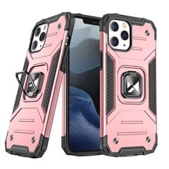 Wozinsky Ring Armor Hybrid Case skirtas iPhone 13, rožinis kaina ir informacija | Telefono dėklai | pigu.lt