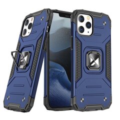 Wozinsky Ring Armor Hybrid Case skirtas iPhone 13, mėlynas kaina ir informacija | Telefono dėklai | pigu.lt