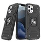 Wozinsky Ring Armor Hybrid Case skirtas iPhone 13 mini, juodas цена и информация | Telefono dėklai | pigu.lt