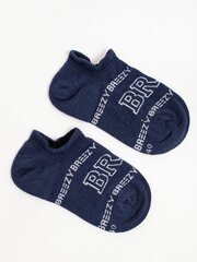 Хлопковые носки темно-синего цвета цена и информация | Женские носки | pigu.lt